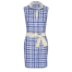 Ärmelloses Kleid blau